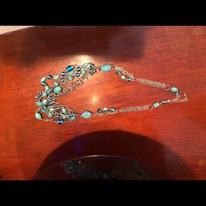 Coral color necklace